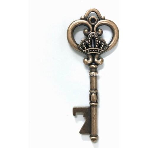 100pcs Antique Bottle Opener Crown Key Bottle Openers Vintage Wine Beer Openers Free Shipping