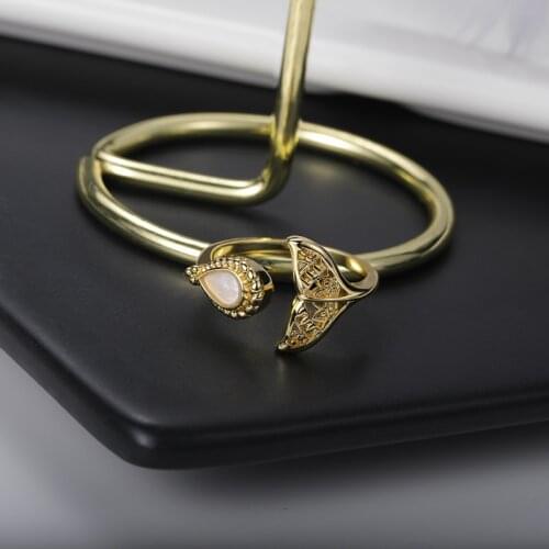 Rings for Women Girls Cute Gold Silver Color Cutout Mermaid TailFish Tails Couple Ring Trend Wedding Adjustable Gift Jewelry