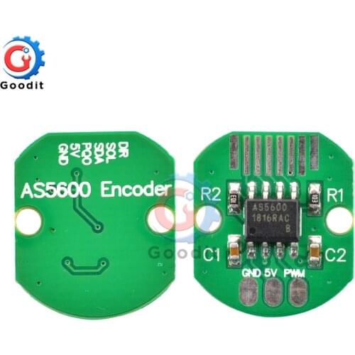5Pcs/Lot AS5600 Magnetic Encoder PWM/I2C Interface Accuracy 12bit Brushless Motor AS5600 Magnetic Encoder with Wire