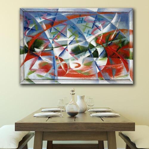 Large Size Abstract Speed Sound by Giacomo Balla Painting For Living Room Home Decoration Oil Painting On Canvas Wall Painting