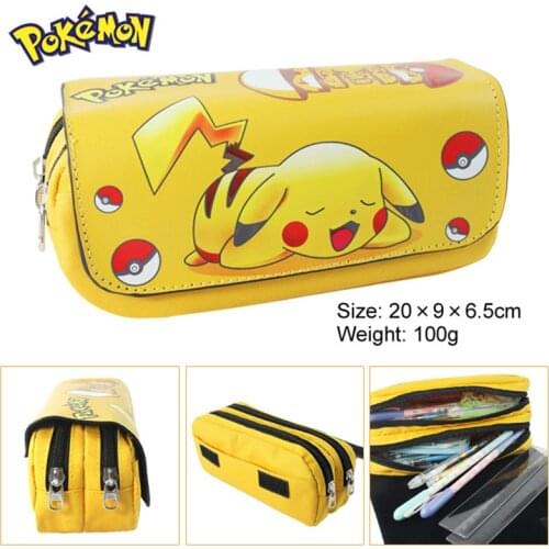 Anime Japanese Cartoon Kids Pencil Bags Make Up Case For Boys Girls