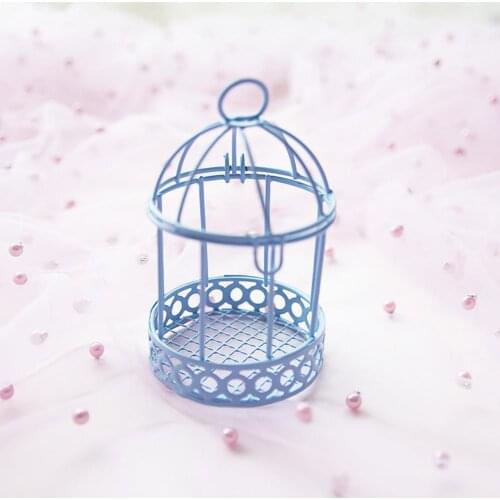 Decorative Bird Cage Durable Wear Resistant Iron Wedding Garden Decor Candle Box Party Decoration