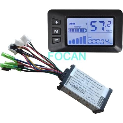 FOCAN 24V 36V 48V G51 LCD Display Screen for Electric Bicycle eBike Ebike Accessories