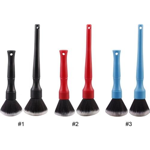 Car Cleaning Kit Tool with Car Air Conditioning Port Gap Brush Clean Wheels Tires Dashboard