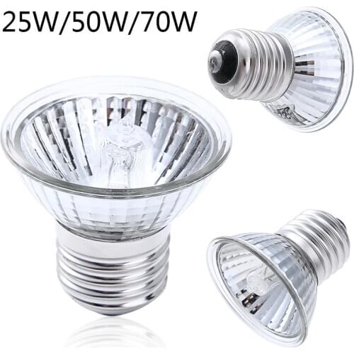 25-70W Reptile Tortoise Heating Light Bulb UVA UVB Heat Emitter Lamp Brooder Basking Lamp Spectrum Sunlamp Habitat Lighting
