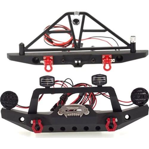 Metal Front And Rear Bumper for Axial SCX10 III 1/10 TRX4 SCX10 AX103007 RC Model Car Upgrade Parts