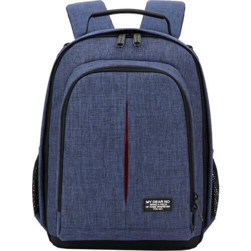 Camera Fashion Stylish Waterproof Oxford DSLR Shoulders Backpack Small Video Soft Padded Bag w/ Rain Cover Men Women DSLR Case