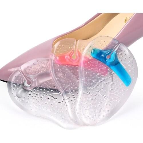 1Pairs Soft Silicone Flip Flop Gel Cushions Pad Toe Protectors for Thong Sandal Inserts Guards Insoles Shoes Grip Pads