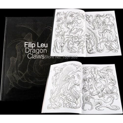 Newest Dragon Claws Tattoo Designs by Filip Leu Tattoo Book Body Art Design Pattern Template Free Shipping-B5