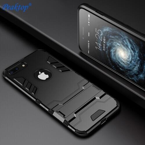 Peaktop Shockproof Armor Phone Case For Apple iphone X XR XS MAX Luxury TPU Protective Hard Cases For iphone 6 7 8 Plus 5SE Coqu