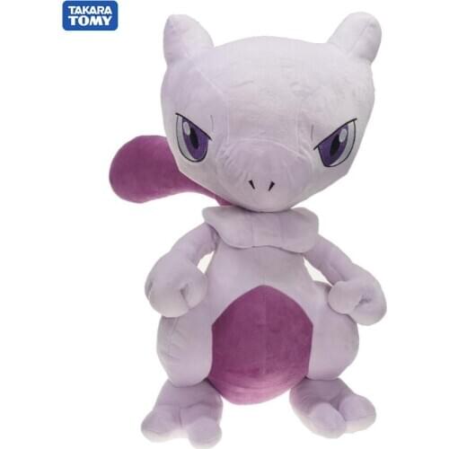 TAKARA TOMY Pokemon Plush Lovely Mewtwo X Mew Juvenile Version Evolution Toy Hobby Collection Doll Cute Gifts 30cm Plush