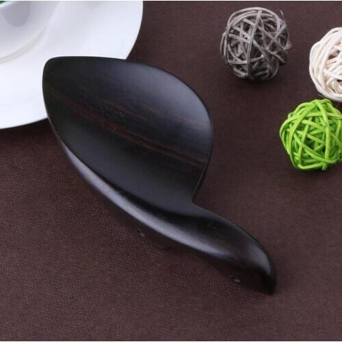 1pc Ebony Wood Fiddle Chin Rest Chinrest for 3/4 4/4 Violin Black