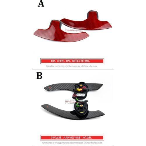 Fit for Mercedes-Benz A B E C S CLA GLE CLS GLCcarbon fiber shift knob gear paddle lever gear head handball