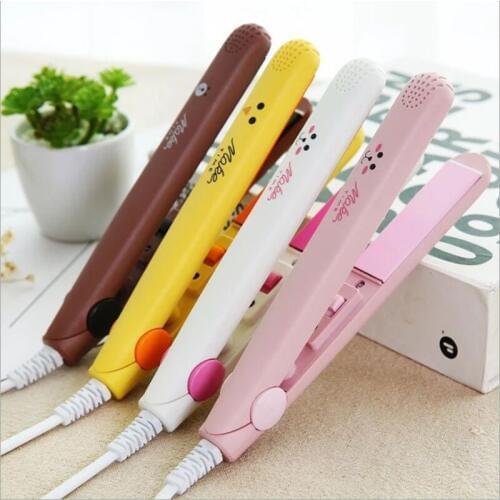 Mini Perm Plate Curling Iron Straight Volume Dual-use Ceramic Hair Straightener Corrugated Hair Curler Styling Tool Curler