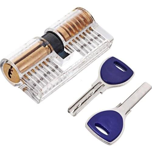 Locksmith Transparent Copper Lock Cutaway Training Skill Professional Visable Practice Padlocks Lock Pick