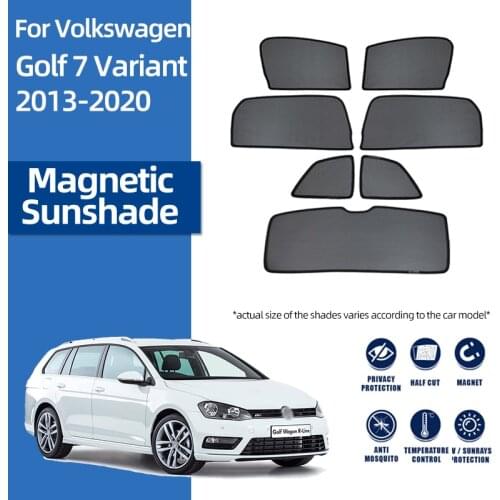 For Volkswagen GOLF 7 Variant Wagon Sun Screen Front Windshield Sunshades Protective Cover Heat Isolation Net Nylon Car Curtain