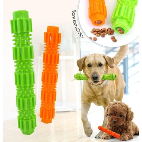Dog Molar Stick Puppy Toothbrush Durable Chew Toy Soft Rubber Tooth Cleaning Point Massage Toothpaste Home Pet Supplies