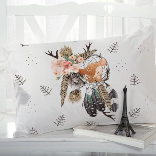 1pc Pillow cover Pillow case Luxury Bedding Pillowcase Pillowcovers decorative Customizable size 3D Print Nordic white