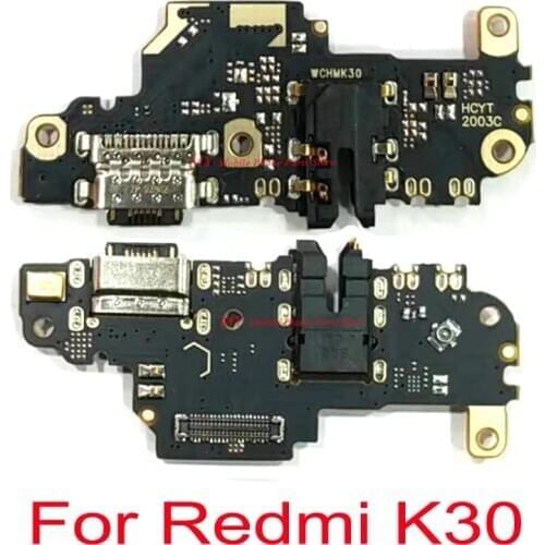 10 PCS New USB Charging Dock Port Board Flex Cable For Xiaomi Mi Redmi K30 USB Charge Charger Board Connector Repair Spare Part