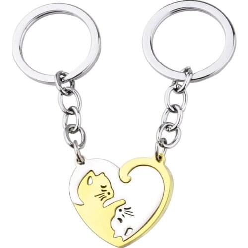 2 PCS Heart Broken Keyring Keychain Big Sis Little Sis for Sister Best Friends Birthday Christmas Gifts