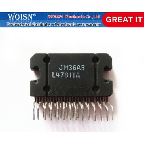 2pcs/lot LM4781TA L4781TA LM4781 ZIP-27 In Stock