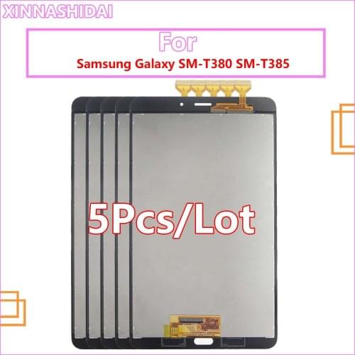 5PCS/LCD For Samsung Galaxy Tab A 8.0 2017 T380 LCD Display Screen for Samsung SM-T380 T385 Touch Screen Digitizer Panel LCD Tes