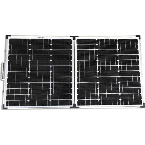 80W Mono Portable solar panel, folding solar panel, easy carry and outdoor using,adjustable with bracket,80W mono solar panel