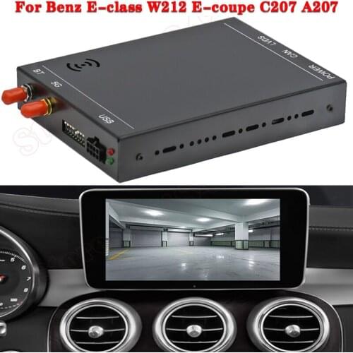 Wireless Apple carplay For Mercedes-Benz E-class W212 E-coupe C207 A207 NTG Radio Screen Module Decoder Box
