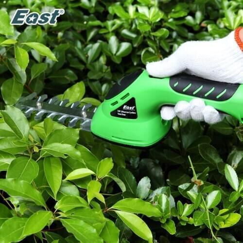 East 3.6V 2in1 Li-Ion battery Grass Trimmer Pruning Tool Cordless Hedge Branches Cutter Shrub Shear Portable Lawn Mower ET2704C