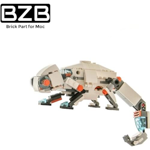 BZB MOC Zoo Animal Chameleon Creative Building Blocks Model Bricks Parts Kids Boys DIY Educational Game Toys Birthday Gifts