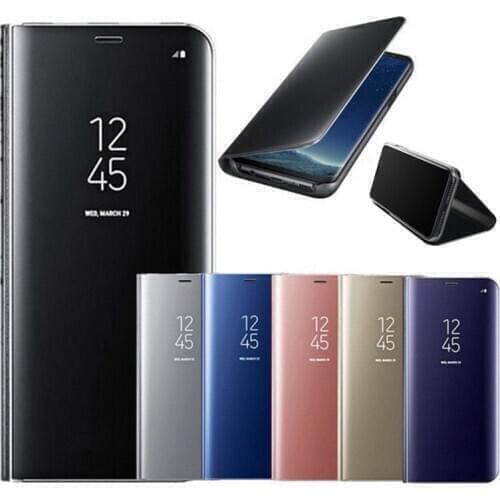 Case for redmi note 7 case for xiaomi kisomi redmi note 7 cover coque on red mi note 7pro note7 mirro smart flip stand case