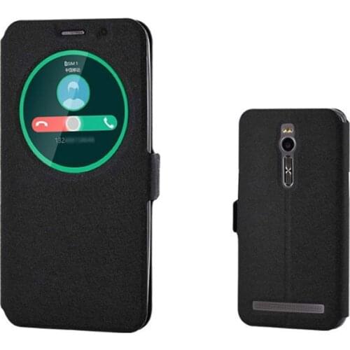 View Window Flip Case for Asus Zenfone 2 ZE551ML Cover Magnetic Leather Case for Asus ZE551ML Protective Phone Bag Cover