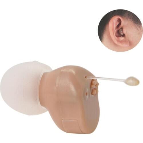 HJ-907 Mini In Ear Invisible Hearing Aid Ear Hearing Device CIC Hearing Aid Mini Sound Amplifier Hearing Aids for The Elderly