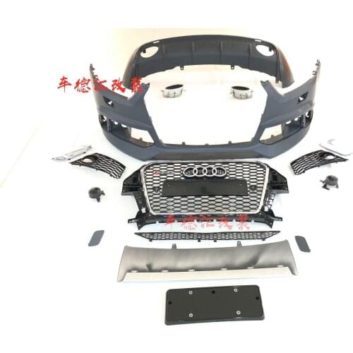 Suit For 13-15 Refit Upgrade Rsq3 Surround Face Bumper Middle Net Front Bar Q3