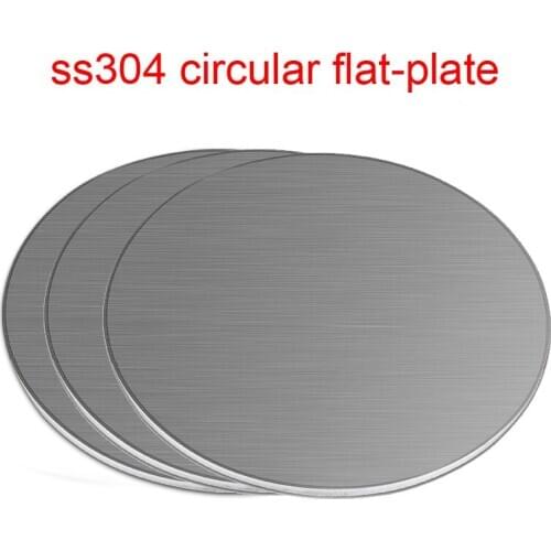 0.5x15mm thickness stainless steel circular plate 304 disc plate ss304 circular flat-plate round corrosion resistant disk sheet