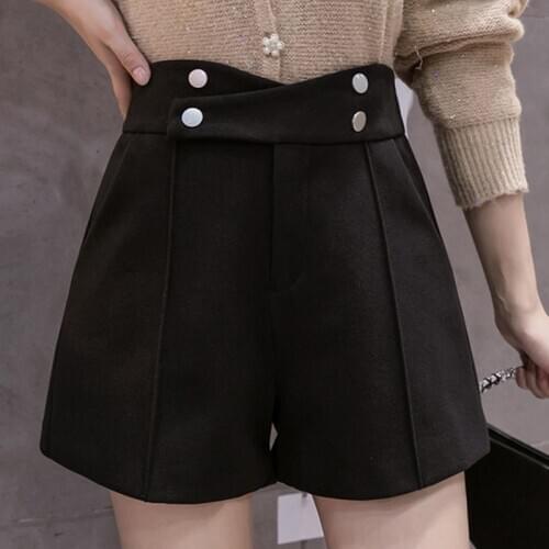 LJSXLS Women's Wool Shorts