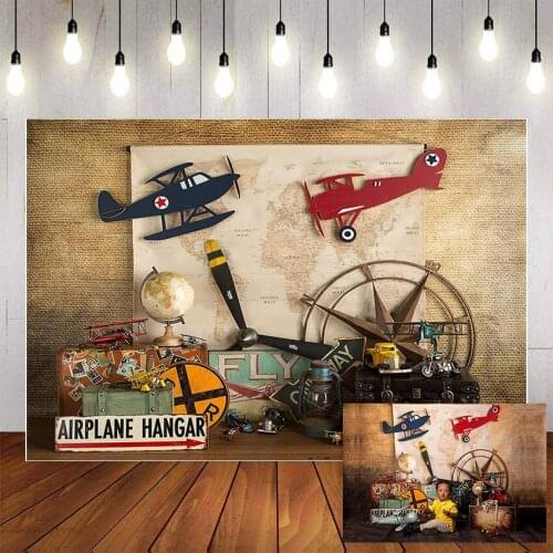 Mehofond Retro Compass Map Adventure Photography Background Global Travel Theme Baby Shower Birthday Party Photo Backdrop Studio