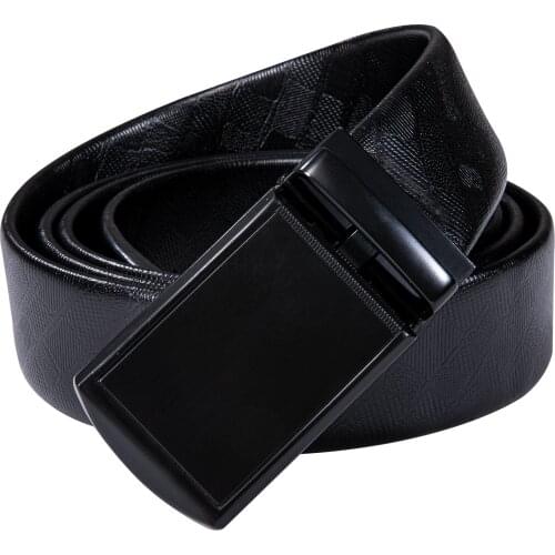 Famous Brand Leather Belt Business Trouser Strap Genuine Leather Automatic Buckle Belts 3.5cm Wide Cowskin Male Strap DiBanGu