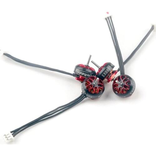 2021 New Happymodel EX0802 KV19000 KV22000 1mm Shaft Diameter 1S Brushless Motor for 65mm 75mm 85mm FPV Racing Tinywhoop Drones