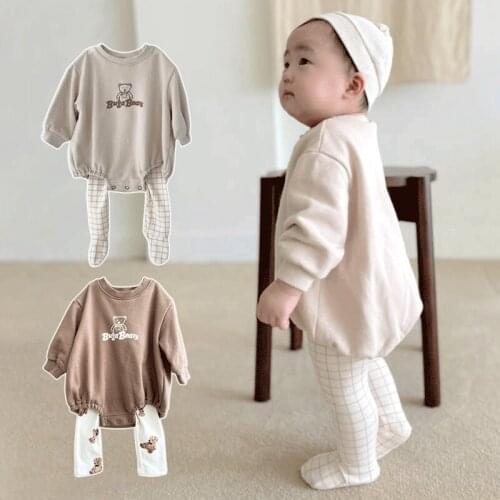 Autumn New Baby Bag Fart Clothes Ins Newborn Romper Baby Bear One-piece Clothes 28