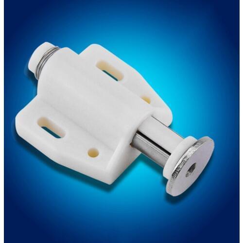 Rebound Single Door Magnetic Door Catch Built-in Powerful Spring Push To Open Touch Catch For Wardrobe Cupboard Shoe Cabinet