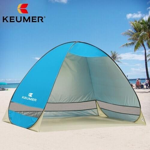 Waterproof Automatic Picnic Tent Beach Cushion Awning Instant Open Camping Tent Travel Beach Tent Anti UV Shelter For Fish Hike