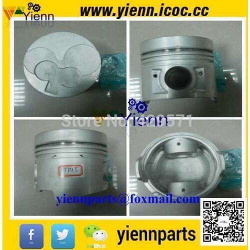 For NISAN TD25 Piston 12011-44G01 With Pin And Clips STD Size 92.9mm For NISSAN Forklift TD25 Diesel Engine Repair Parts