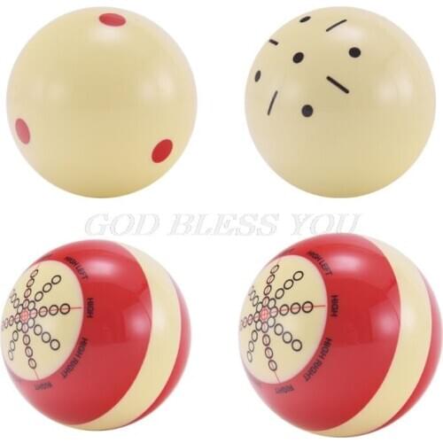Durable Resin Billiard Practice Training Pool Cue Ball Snooker Training Balls Cueball 52/57mm Table Ball Drop Shipping