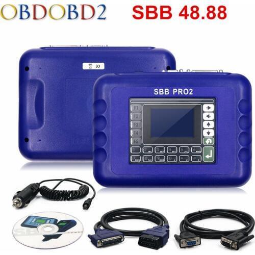 Newest V48.88 SBB Pro2 Key Programmer Support Cars to 2018 SBB 48.88 Replace SBB V46.02 v33.02 SBB Auto Key Programmer Free Ship