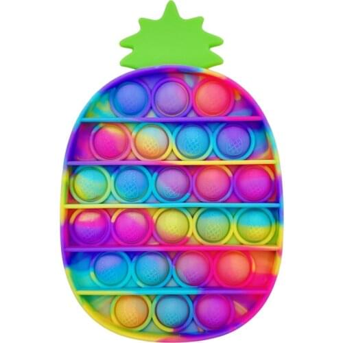 Push Bubble Sensory Fidget Toy Autism Needs Squishy Stress Reliever Toys Adult Kid Funny Anti-stress PopIt Reliver Stress