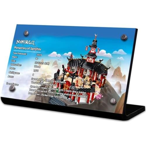 The Acrylic Display Stand Brand ForMonastery of Spinjitzu 70670 Toys Building Blocks