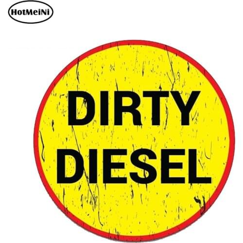 HotMeiNi 13cm x 13cm Car Stickers DIESEL Decal Funny DIRT Car Truck 4X4 Offroad 4WD JDM Race DRIFT Waterproof Car Styling