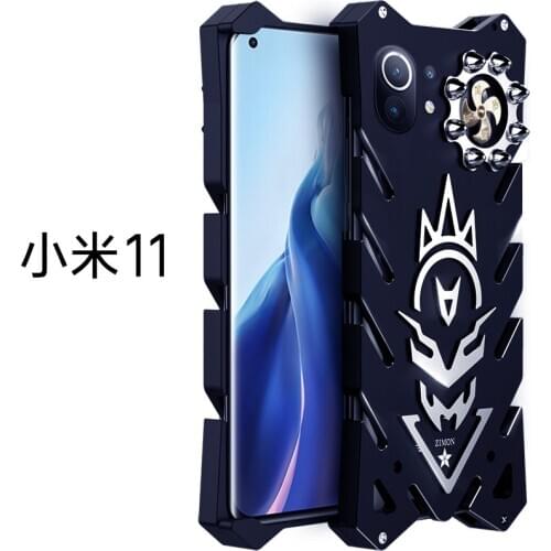 For Xiaomi Mi 11 Case Aluminum Metal Body Cover Phone Fundas for Xiaomi Mi 10T Lite 10i Case Coque Back Cover Shockproof Shell