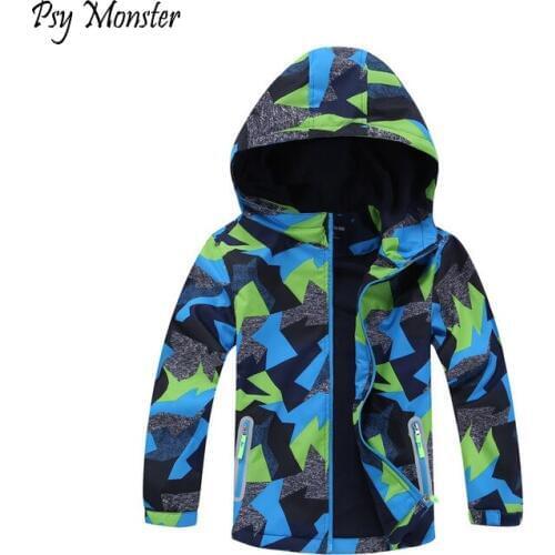 Children Outerwear Polar Fleece Coats Kids Sport Mountain Wear Waterproof Windbreaker Boys Girls technical Jackets Autumn Tops